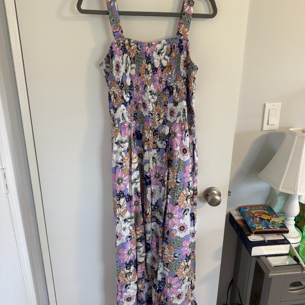 Purple Floral Dress - NWT - Picture 3 of 5